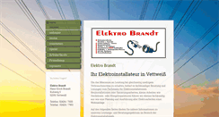 Desktop Screenshot of elektro-brandt.com